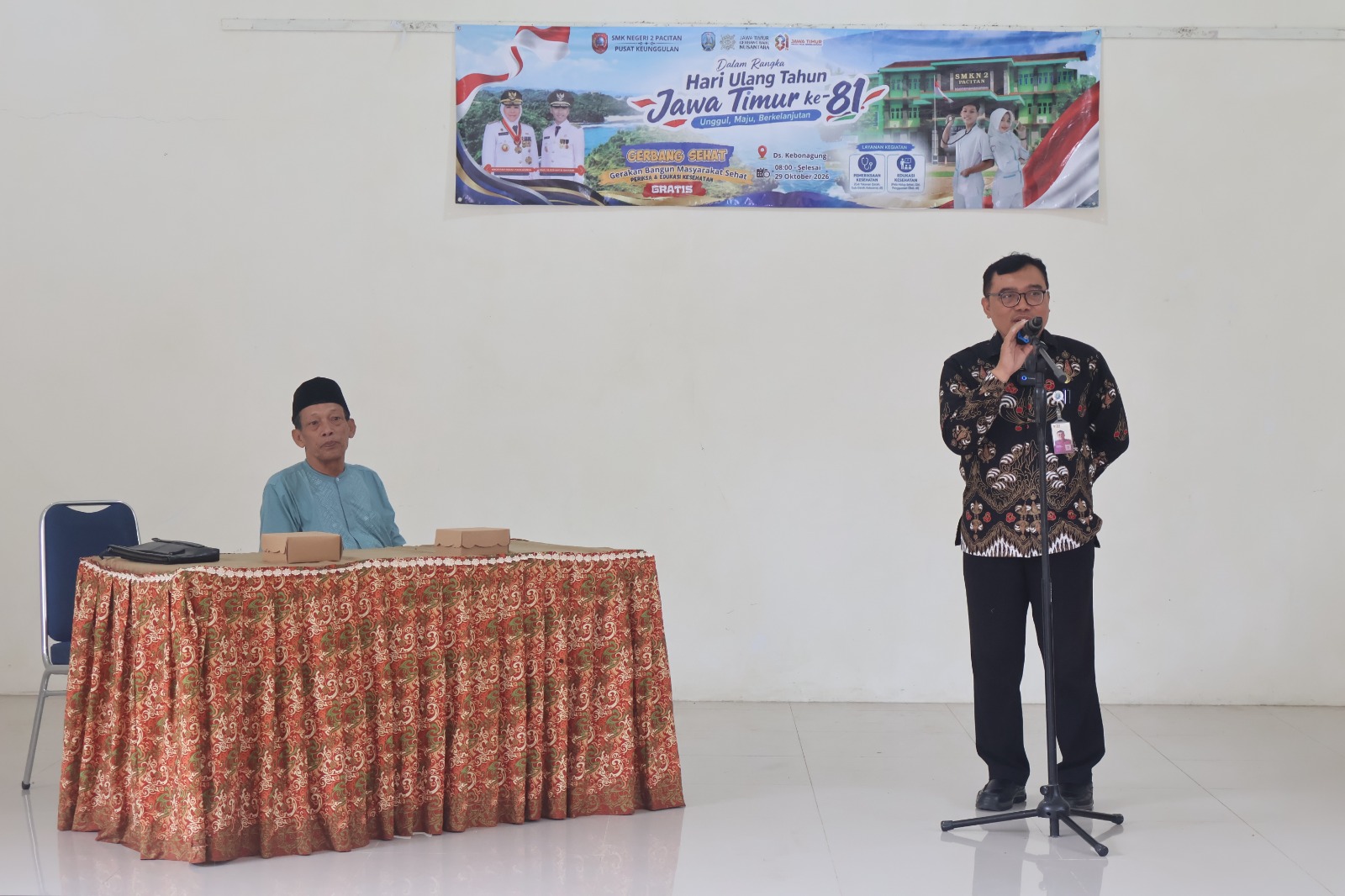SMKN 2 Pacitan Gelar Kegiatan Peduli Masyarakat “GERBANG SEHAT” di Desa Kebonagung