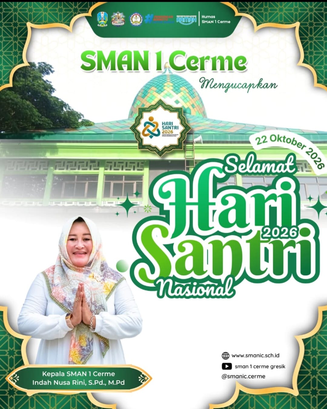 Hari Santri 2026, SMAN 1 Cerma dan Pesan Pendidikan di Tengah Perubahan Zaman