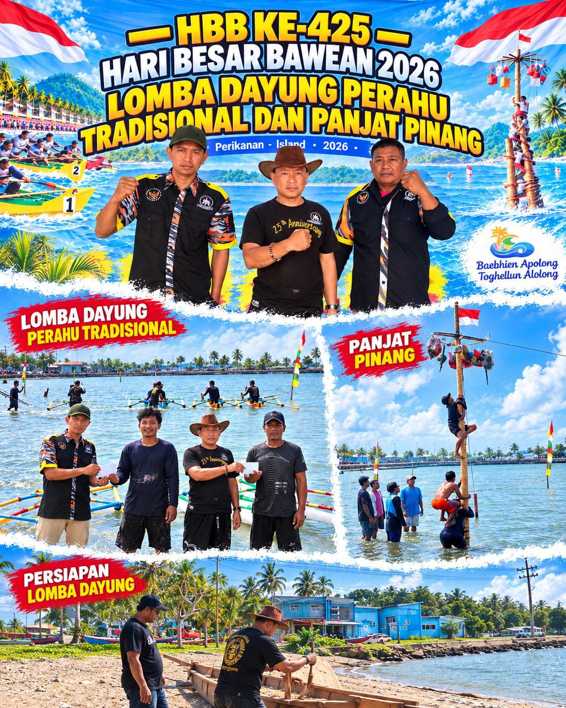 HBB ke-425: Jhukung Membelah Laut, Tradisi Tetap Hidup Meski Tanpa Anggaran Panitia